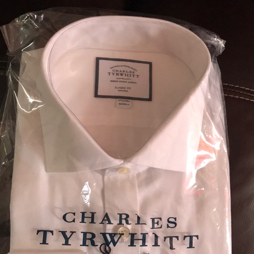 Classic fit non-iron spread collar shirt - Picture 4 of 6